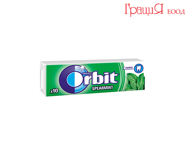 Дъвки Orbit Spearmint драже